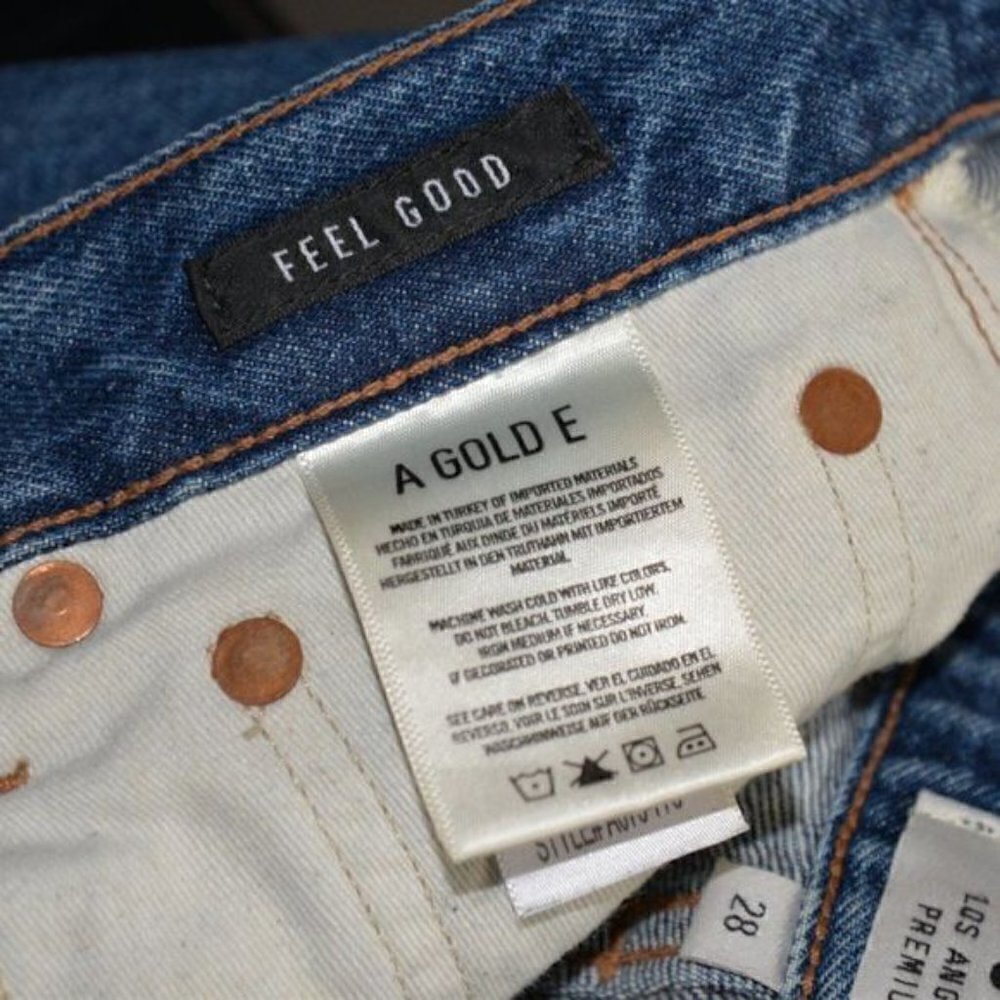 AGOLDE Jamie High Rise Straight Jeans Sz 28 - Picture 7 of 9